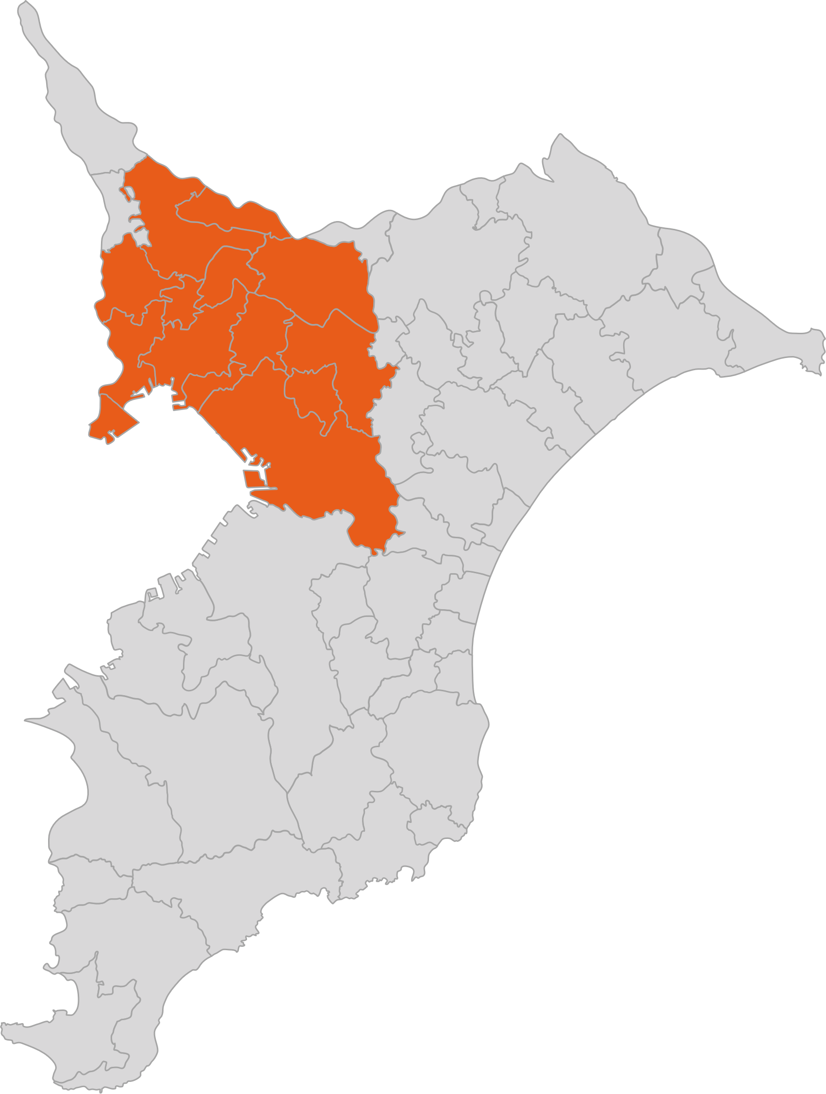 配送エリア地図